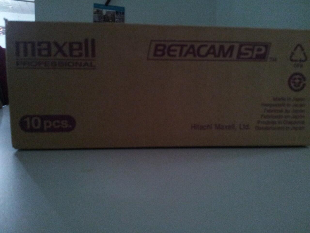 Kaset Betacam SP Sony + Maxell
