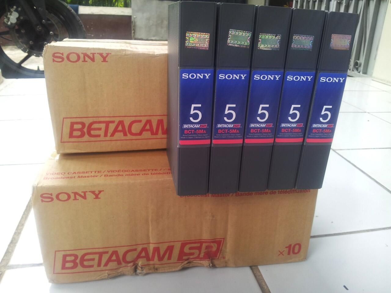 Kaset Betacam SP Sony + Maxell