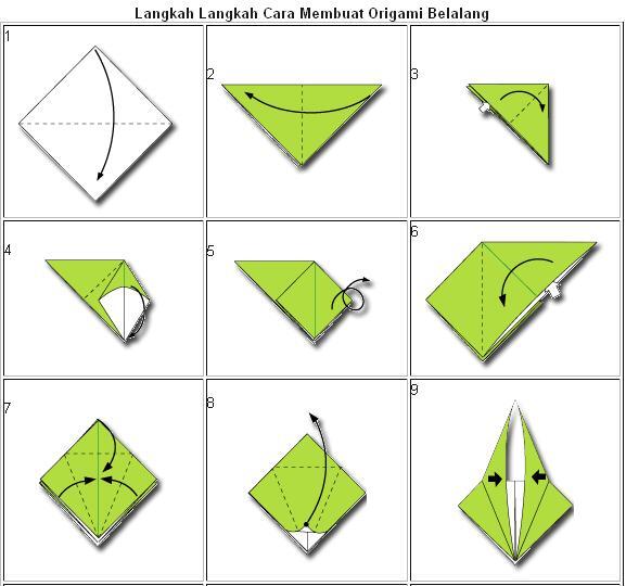 Cara membuat origami belalang | KASKUS