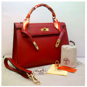 READY Tas Wanita Hermes Kelly Kwalitas Super (Merah) Bisa COD ...  