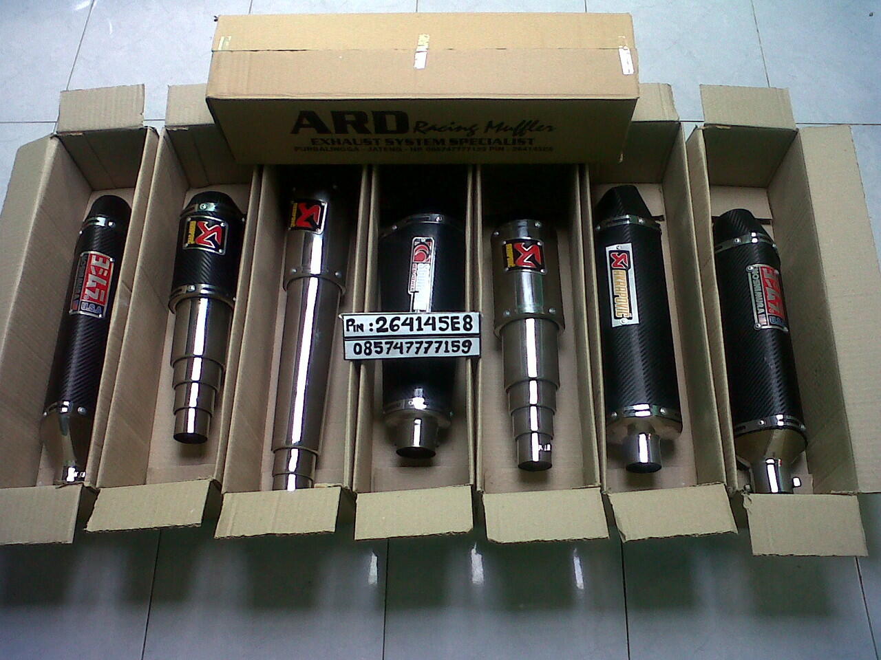knalpot cari racing ninja r 250 Knalpot for Cari MONO,VIXION,NVL 250,NINJA NINJA RR GP Akrapovic