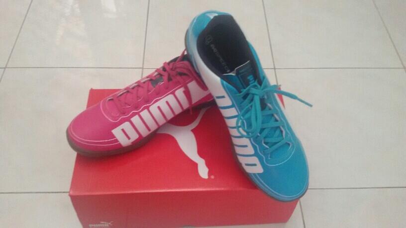 puma evospeed pink and blue