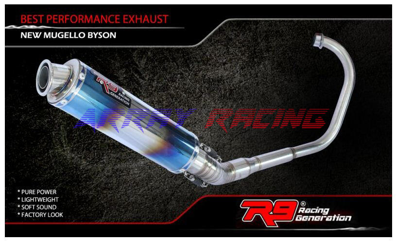 harga knalpot r9 byson untuk racing Byson, Knalpot New Yamaha R9 Jual Untuk Vixion, Muggelo Racing R15