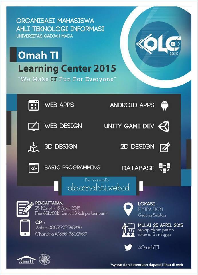 [EVENT] OmahTI Learning Center UGM 2015 (AndroidDev, Database, Design ...