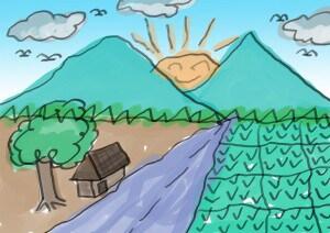 Anak Kecil Menggambar Gunung Kaskus Gambar Mengambar