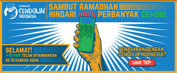 Sambut Ramadhan, Hindari Bata Perbanyak Cendol