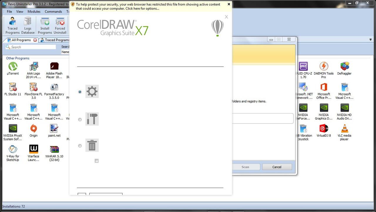 Uninstall Corel Draw X7 gan | KASKUS