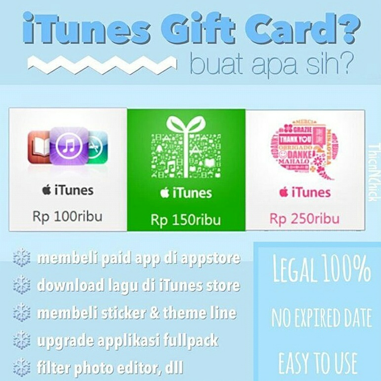 iTunes Gift Card Indonesia SUPER MURAH!!!! KASKUS