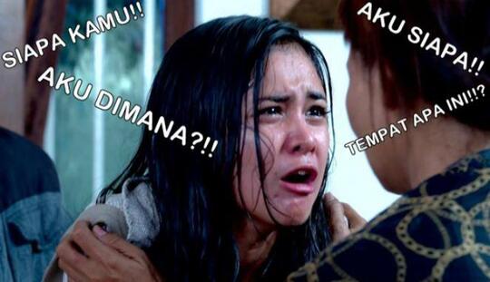 Hilang ingatan jadi andalan