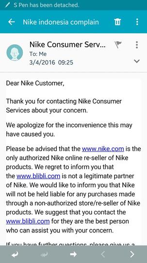 Beli sepatu NIKE running Blibli.com dapet SPONS ceban.official partner NIKE? with pic