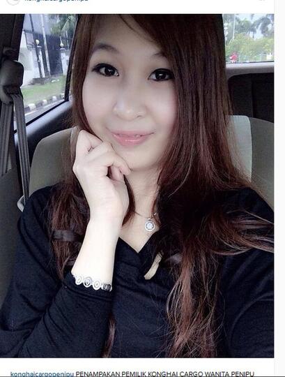 KONG HAI CARGO/ KONGHAI EXPRESS CARGO DENGAN NAMA PEMILIK CHEN LINA AMELIA PENIPU!! 
