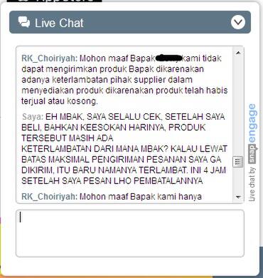 LAZADA MEMBATALKAN PESANAN DENGAN BERBAGAI ALASAN
