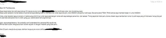 [Pengalaman] Belanja di The Executive Online Indonesia: Tidak Recommended