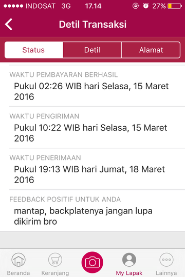 Dana dari pembeli kog lama cairnya