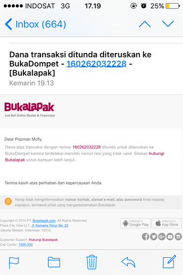 Dana dari pembeli kog lama cairnya