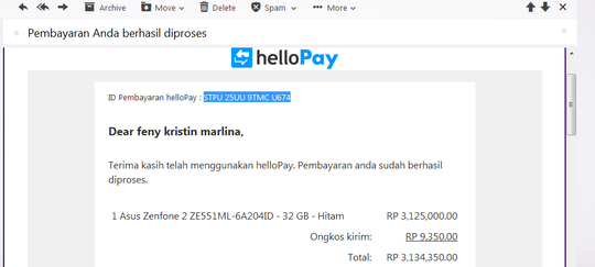 HELLOPAY jasa bayar tapi tidak bayar! MALING