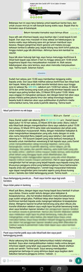 Waspada Netizen ! Kisah Nyata Tertipu Penjual di OLX a/n : Banu Iskandar