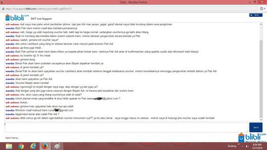 Voucher Casback 12.12 Blibli Hilang