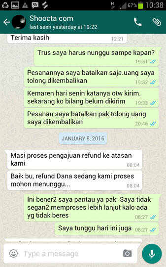 SHOOCTA.COM toko online PENIPU, M BADRUS SHOLEH BAJINGAN KELAS KAKAP
