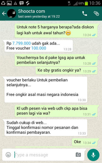 SHOOCTA.COM toko online PENIPU, M BADRUS SHOLEH BAJINGAN KELAS KAKAP