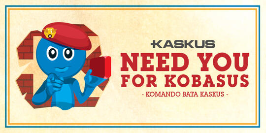 Jangan Biarkan KASKUS Berjuang Sendiri! Ayo Join  KOBASUS Sekarang!