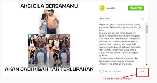 Kekesalan udah muncak, akhirnya ane LAPORKAN