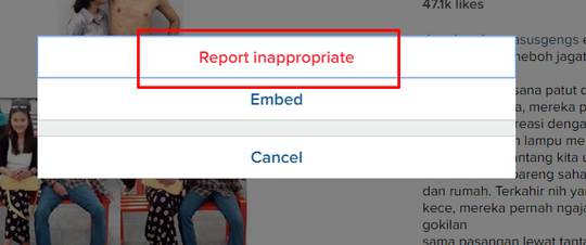 Kekesalan udah muncak, akhirnya ane LAPORKAN