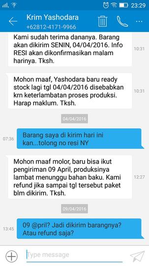 surat terbuka untuk penjualan cream yashodara 