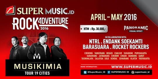 Purwakarta Siap-Siap, Rock Adventure 2016 Bakalan Hadir Di Kotamu, Gan!
