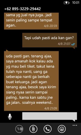 PENIPU PENJUAL TIKET, VOUCHER & KARCIS