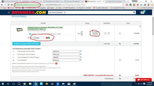 Help gan yang punya pengalaman belanja di Bhinneka.com