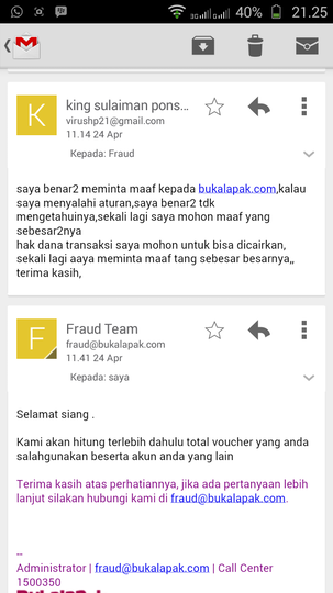 Dana Sudah Dipotong, Dana Hak saya Tidak Bisa Dicairkan Di BUKALAPAK