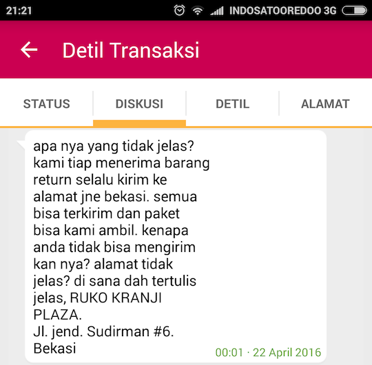Penjual di BukaLapak Lepas Tangan, Refund Tidak Jelas