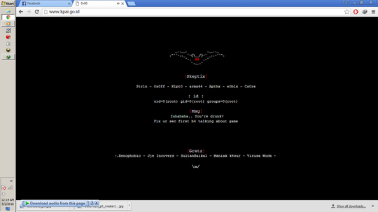 WOW Web resmi KPAI Di Hack