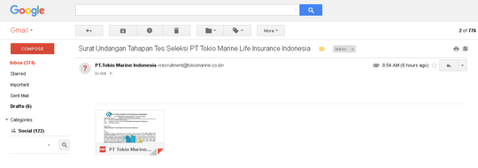 Waspada Penipuan Lowongan Kerja PT.Tokio Marine Indonesia