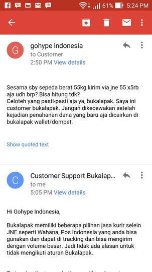 BUKALAPAK menahan dana tanpa keterangan jelas. Parah dan payah.