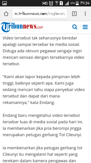 [KRONOLOGI] "AKSI AROGAN" OKNUM POLISI cekik  petugas TOLL GT Cileunyi
