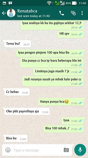 Miris!!!Mau pinjem duit, kudu rela dihina dulu sama sale nyang ini...