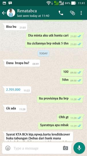 Miris!!!Mau pinjem duit, kudu rela dihina dulu sama sale nyang ini...