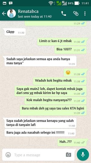 Miris!!!Mau pinjem duit, kudu rela dihina dulu sama sale nyang ini...