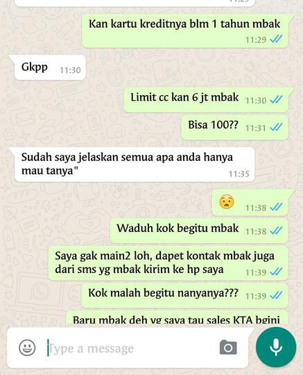 Miris!!!Mau pinjem duit, kudu rela dihina dulu sama sale nyang ini...