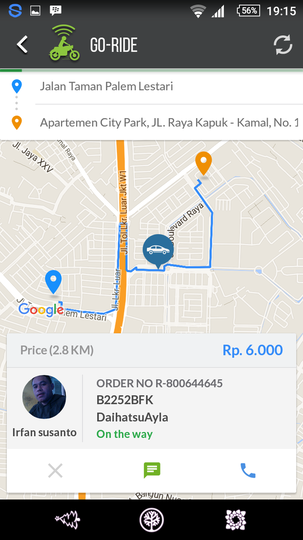 Layanan [GO-CAR] Gojek yang mengecewakan