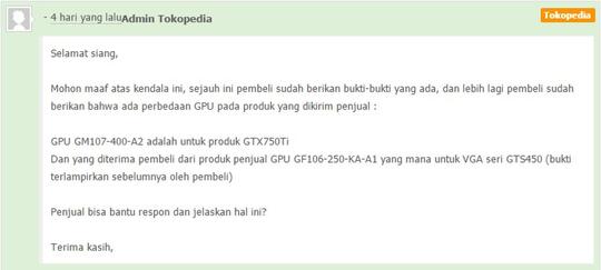 Pengalaman belanja NYAMAN via Tokopedia