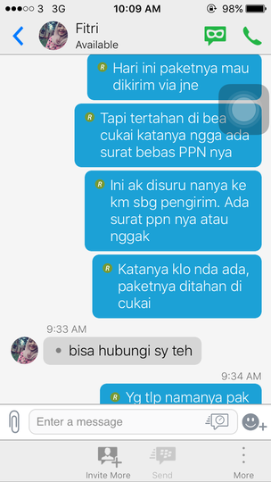 Share - kasus penipuan online modus baru. BEWARE!