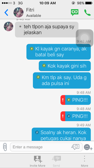 Share - kasus penipuan online modus baru. BEWARE!