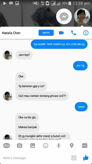 [BB++] Share modus chat terselubung