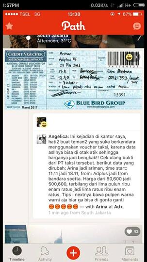 KEJADIAN! SUPIR TAKSI BB Memalsukan Voucher Pelanggannya!