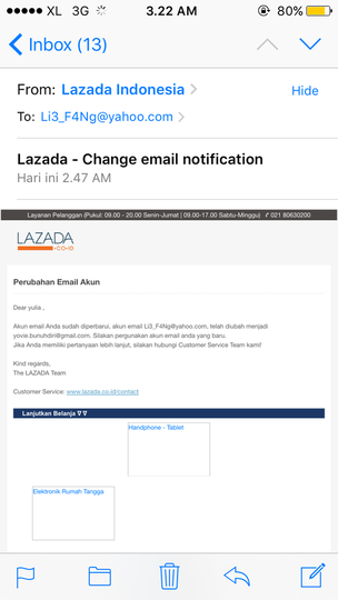lazada dan danamon saling lempar tanggung jawab, customer mati ditengah2