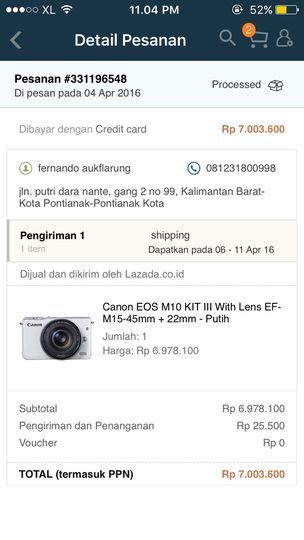 [CASE CLOSED]lazada dan danamon saling lempar tanggung jawab, customer mati ditengah2