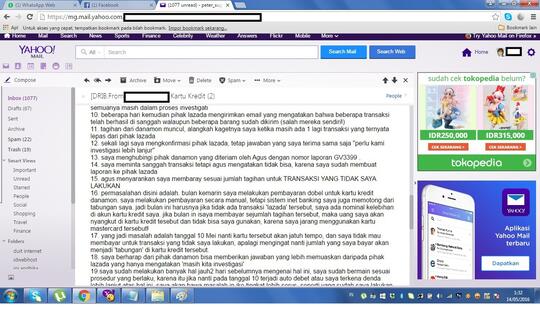 [CASE CLOSED]lazada dan danamon saling lempar tanggung jawab, customer mati ditengah2